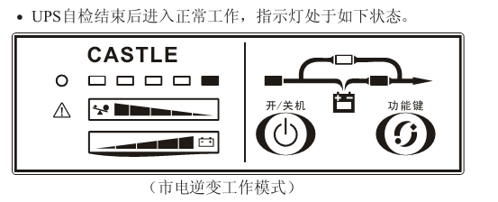 启动ups电源